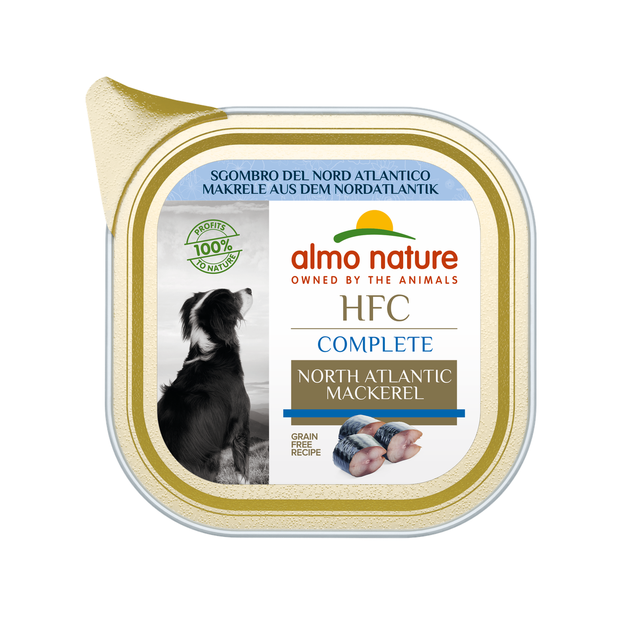 Вологий корм для собак Almo Nature HFC Dog Complete північноатлантична скумбрія 85 г