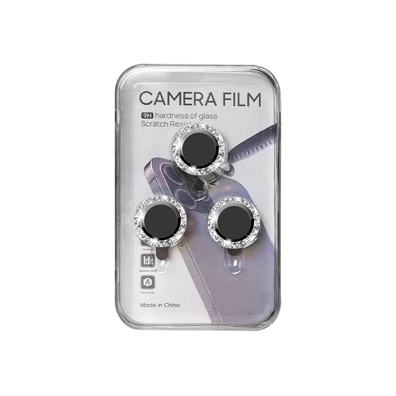 Захисне скло на камеру iPhone Glitter Camera Lens Silver, фото 1