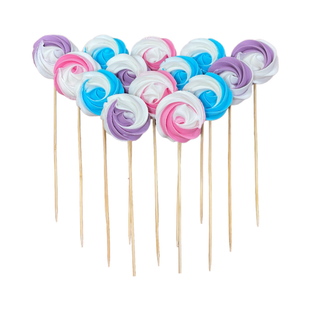 БЕЗЕ ПРЕМІУМ МІКС РОЖЕВІ, БЛАКИТНІ, БУЗКОВІ 14ШТ, фото 1