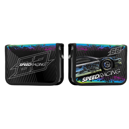 Пенал твердий 1Вересня одинарний без клапана HP-02 Speed Racing