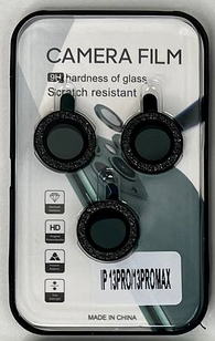 Захисне скло на камеру iPhone Glitter Camera Lens Black