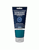 Краска акриловая Lefranc Fine Acrylic Color, Serie 1 №050 Бирюзовый (Turqouise blue), 80мл