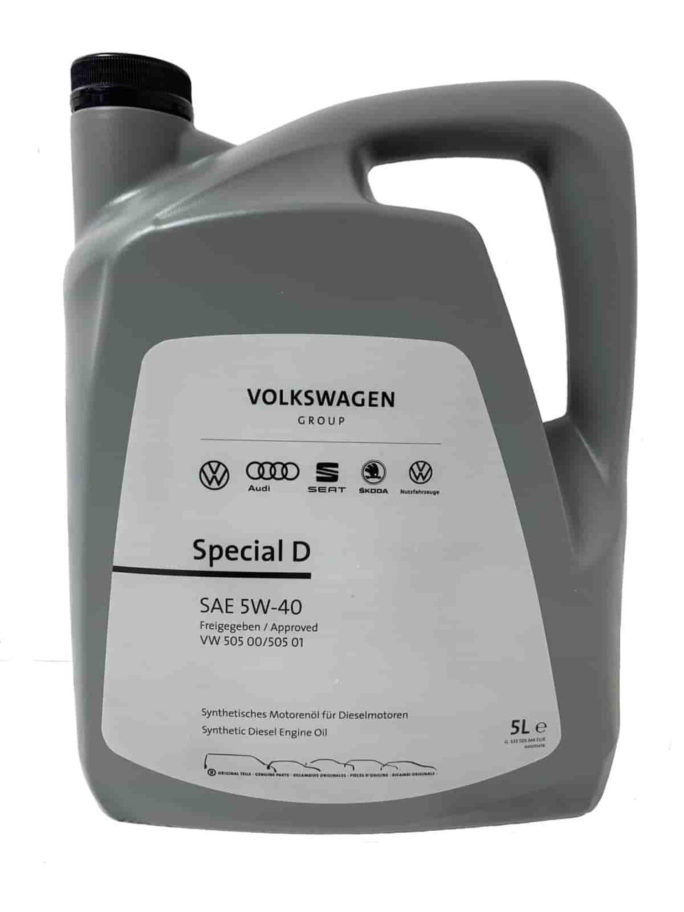 Олива моторна  Volkswagen 5w40 Special D VAG 5 л