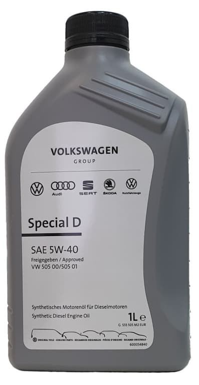 Олива моторна  Volkswagen 5w40 Special D VAG 1 л