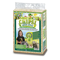 Гігієнічний наповнювач для гризунів Chipsi «Green Apple» 60 л