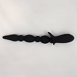 П'ятирівневий анальний вібратор стимулятор з обмежувачем, Анальний вібратор з 10 режимами, Інтимні іграшки, фото 4