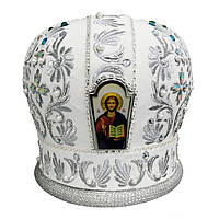 Митра з вишивкою та іконами №12