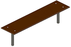 Лавка з фанерним сидінням SiverSport KID917