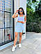 Стильний літній жіночий костюм короткий топ і мініспідниця софт, фото 8