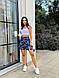 Стильний літній жіночий костюм короткий топ і мініспідниця софт, фото 7
