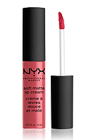 Матовая жидкая кремовая помада для губ NYX Professional Makeup Soft Matte Lip Cream 08 - San Paulo