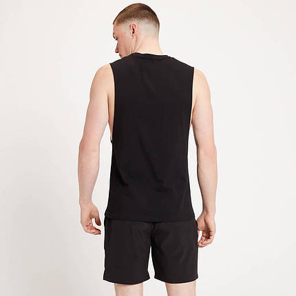Чоловіча футболка без рукавів Myprotein Men's The Original Drop Armhole Tank - Black 2XL/3XL, фото 2
