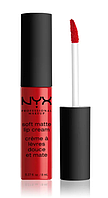 Матовая жидкая кремовая помада для губ NYX Professional Makeup Soft Matte Lip Cream 01 - Amsterdam