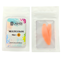 Dalashes Валики для ламінування вій Multicolor, розмір S / 1 пара