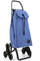Сумка-візок Rolser I-Max Tweed 6 43 Azul Сумка візок господарська на колесах Сумка тележка для покупок