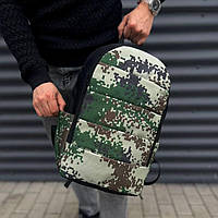 Рюкзак хакі камуфляж повсякденний мілітарі камуфляжний портфель піксельний
