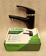 Смеситель на умывальник пламикс Afina-001 Black черного цвета из термопластика