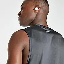 Чоловіча безрукавка Myprotein Men's Linear Line Graphic Essentials Training Tank Top - Gun Metal 3XL, фото 3