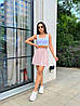 Стильний літній жіночий костюм короткий топ і мініспідниця софт, фото 7
