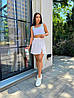 Стильний літній жіночий костюм короткий топ і мініспідниця софт, фото 10