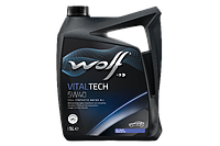 Моторное масло WOLF VITALTECH 5W-40 5л