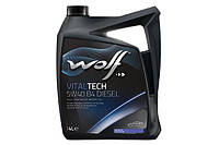 Моторные масла WOLF VITALTECH 5W-40 4л