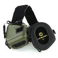 Тактичні навушники EARMOR M31 MOD4 з шумозаглушенням  Зелений