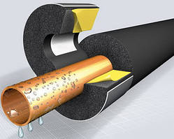 Ізоляція для труб Ø10*10*2 м EPDM KAIFLEX KAIMANN (високотемпературний спінений каучук). Теплоізоляція