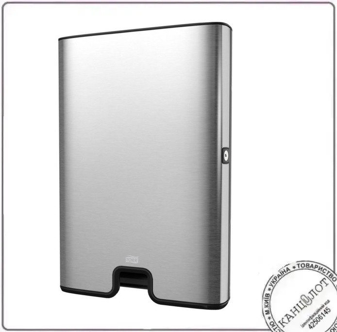 Диспенсер TORK 460004, вузький лист, паперові рушники, метал, фото 1