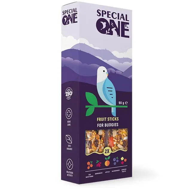 Ласощі для хвилястих папуг Special One 90 г/2 шт (фрукти)