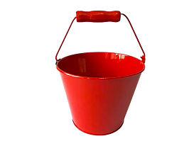 Відерце для декору маленьке кольорове Декоративне металеве відро D 14,5 cm H 11,5 cm
