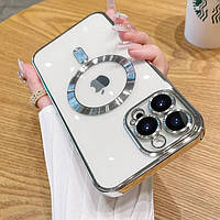 Чохол CaseFashion Shining з підтримкою бездротової зарядки для iPhone 12 Pro Max - Silver