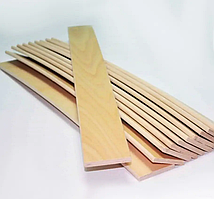 Ламелі букові, Ламель (латофлекс) ГРАБ : 8 мм * 53 мм * 800 мм