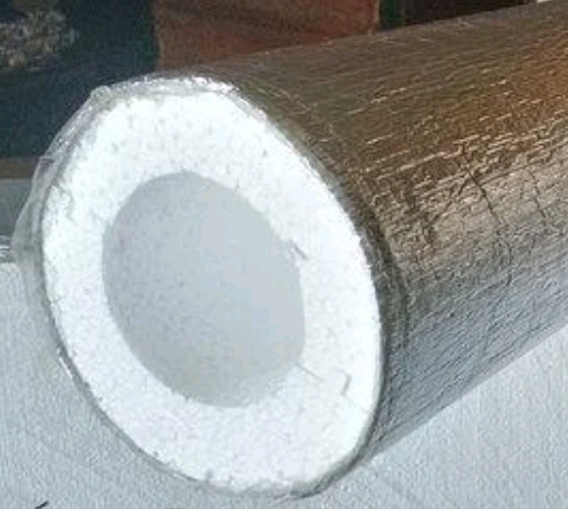 Скорлупа ППС Ø76/30 (фольга). Циліндр пінополістирол (пінопласт)