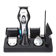 Бездротова акумуляторна машинка для стрижки 11 у 1 Kemei LFQ-KM-5031 Машинка для стрижки волосся, фото 4