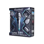 Бездротова акумуляторна машинка для стрижки 11 у 1 Kemei LFQ-KM-5031 Машинка для стрижки волосся, фото 10