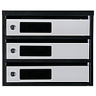 Ящик поштовий багатосекційний ЯП06С (чорно-сірий), фото 3