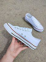 Конверси жіночі БІЛІ кеди конверси в стилі Converse all star chuck teylor