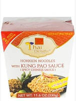Тайская Лапша в коробочке со сливочным соусом Кунг Пао Kung Pao Sauce Hokkien Thai Delight 330 г