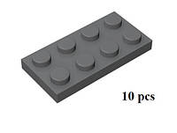 Строительные блоки на 4x2 пина 10 шт. конструктор блоки