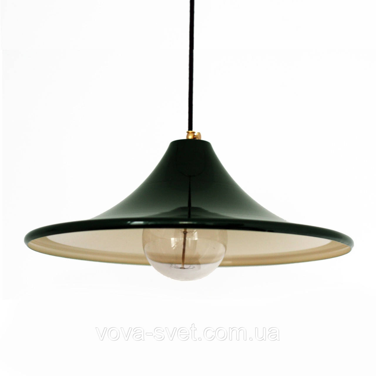 Світильник підвісний купол Loft Steampunk [ Pendant Green ]
