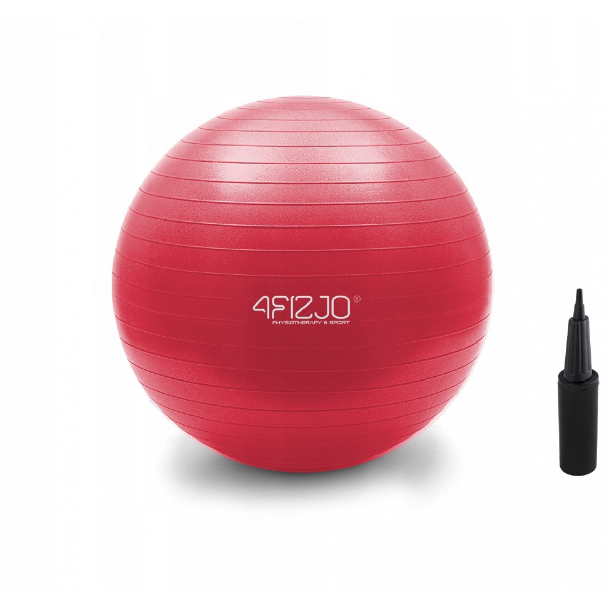 М'яч для фітнесу (фітбол) 4FIZJO 55 см Anti-Burst 4FJ0031 Red R_1667
