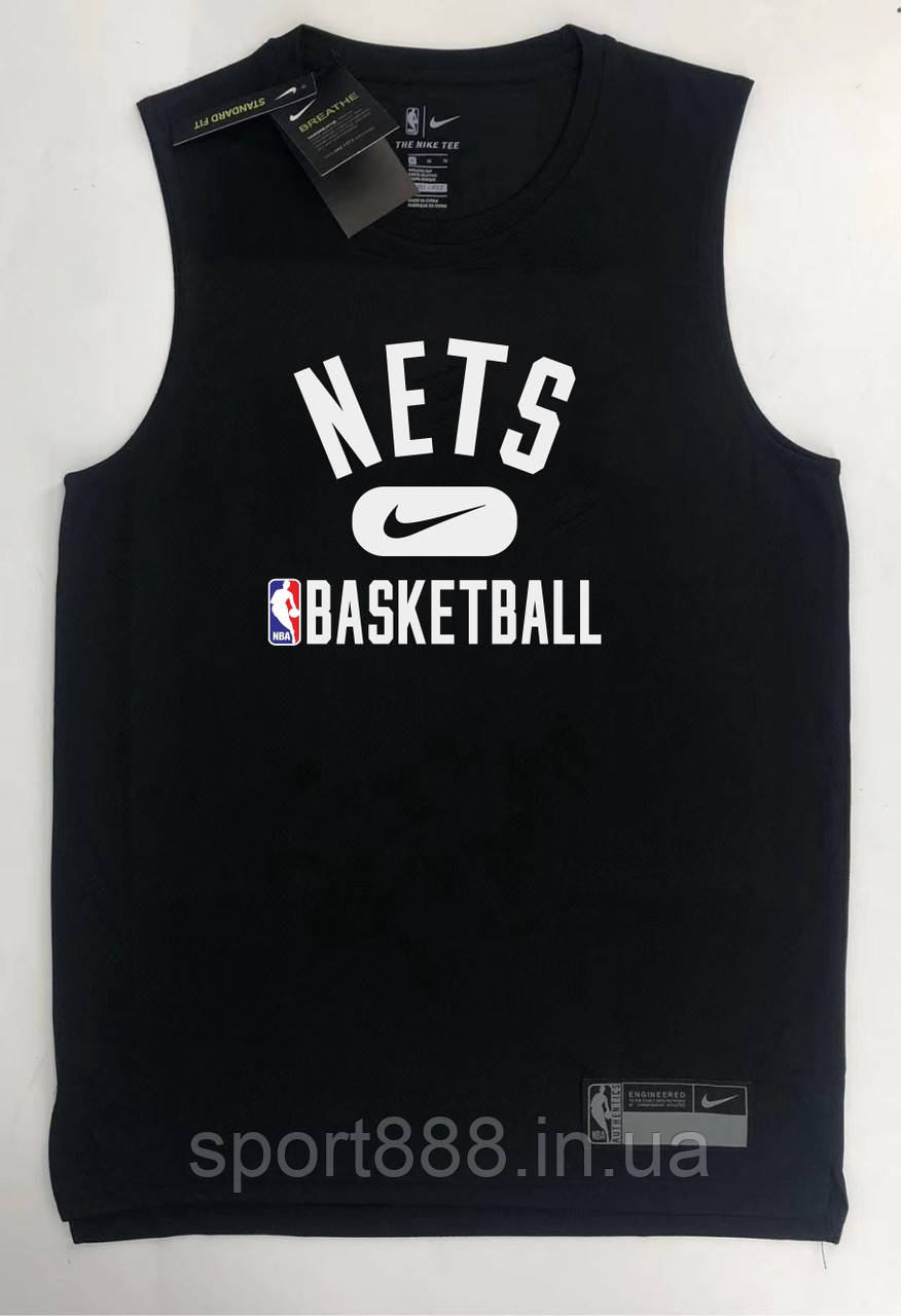 Баскетбольна майка Бруклін Нетс Nike Brooklyn Nets NBA Dri Fit