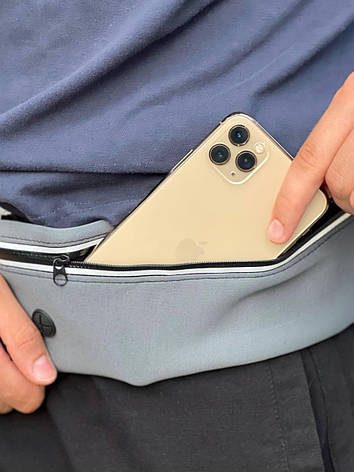 Чохол на пояс для спорту бігу з відділенням для AirPods case 7 Спортивний чохол на пояс Поясна сумка для бігу, фото 1