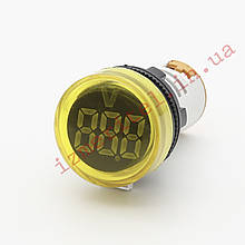 Вольтметр змінного струму VaneAims FXB16-22DSV Жовтий AC24-500В