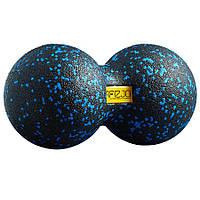 Масажний м'яч подвійний 4FIZJO EPP DuoBall 12 4FJ1349 Black/Blue R_1859