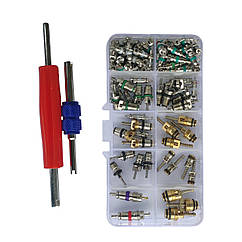 Набір золотників, 102 шт. дев'ять видів + 2 викрутки