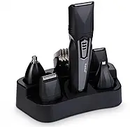 Бездротова машинка для стрижки волосся 8 в 1 Kemei LFQ-KM-640 Акумуляторна машинка для стрижки, фото 6