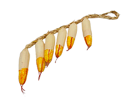 Штучна гілка кукурудза 6 штук Муляж фрукти для декору L 54 cm