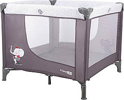 Манеж для дитини FreeON Square Elephant, grey - stars